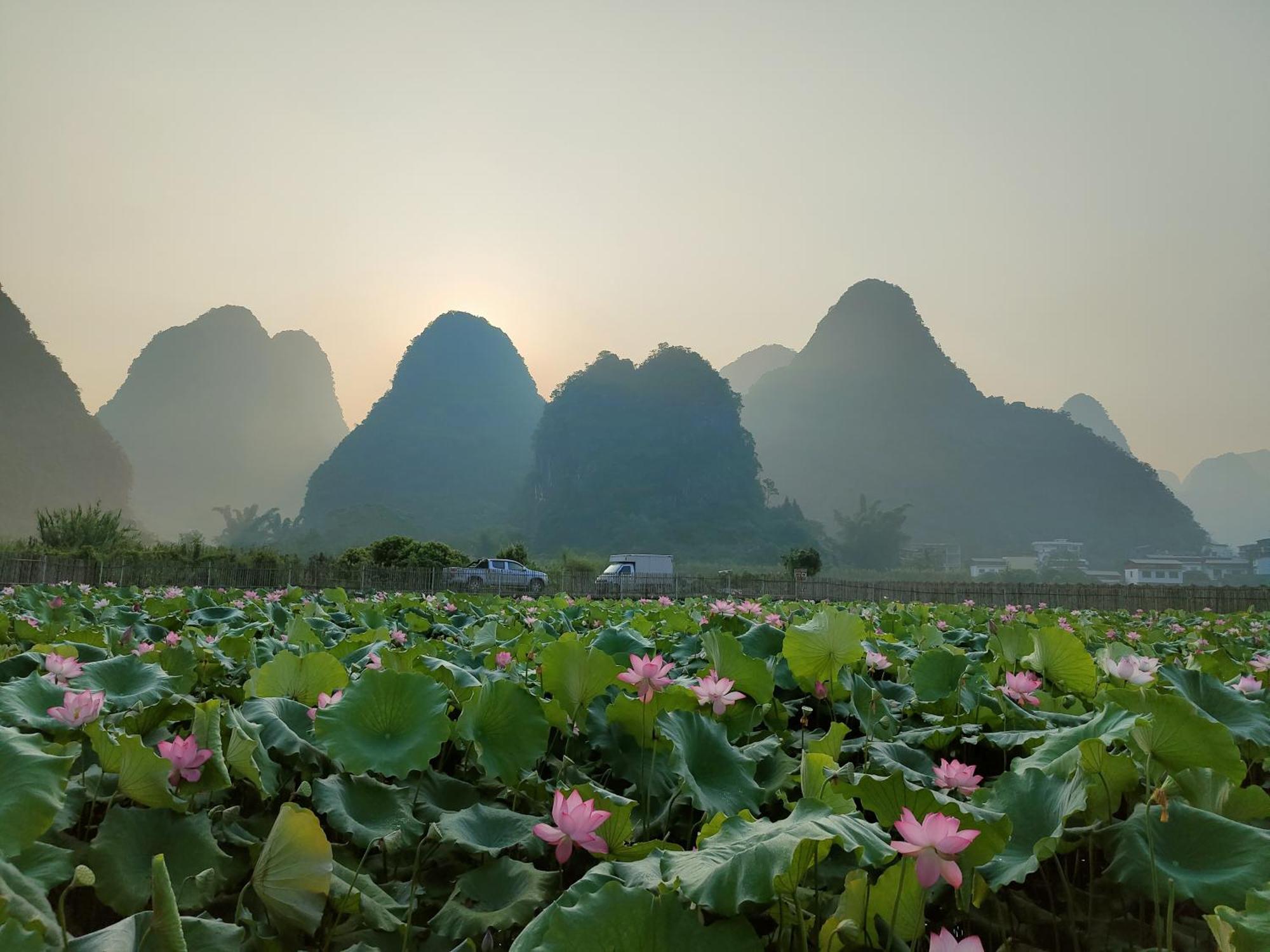 Yangshuo Tea Cozy--One Way Free Pick Up From Airport Or Ts 4 Nights ξενώνας Εξωτερικό φωτογραφία