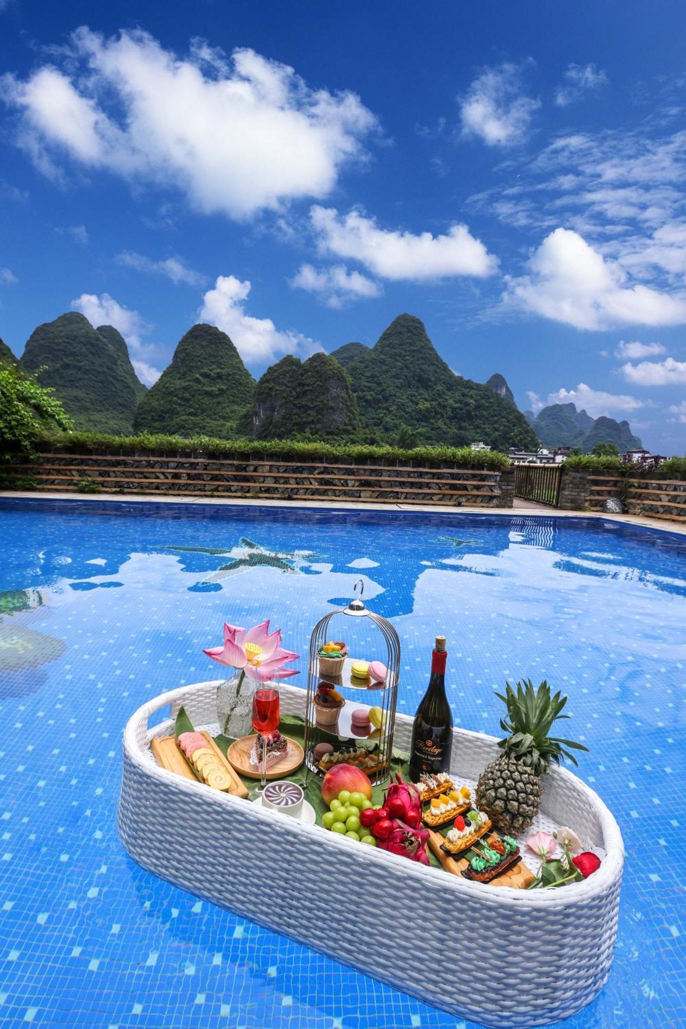 Yangshuo Tea Cozy--One Way Free Pick Up From Airport Or Ts 4 Nights ξενώνας Εξωτερικό φωτογραφία