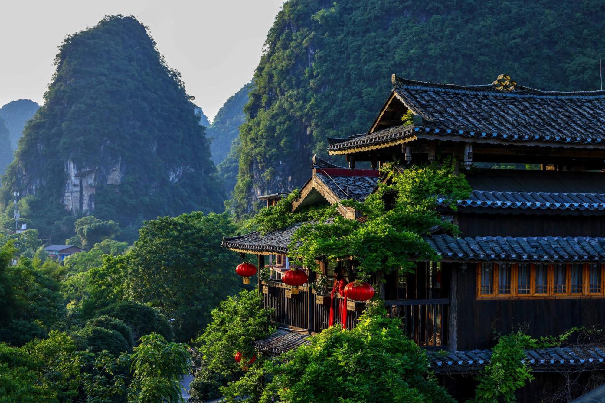 Yangshuo Tea Cozy--One Way Free Pick Up From Airport Or Ts 4 Nights ξενώνας Εξωτερικό φωτογραφία